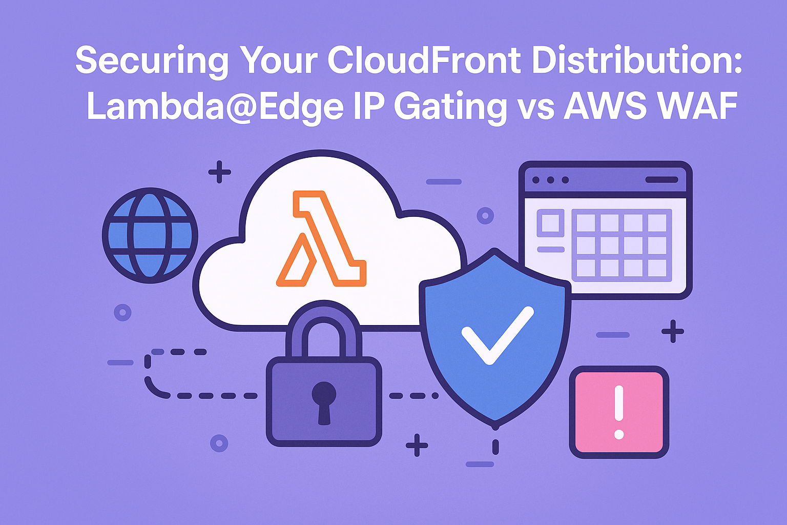 Securing Your CloudFront Distribution: Lambda@Edge IP Gating vs AWS WAF